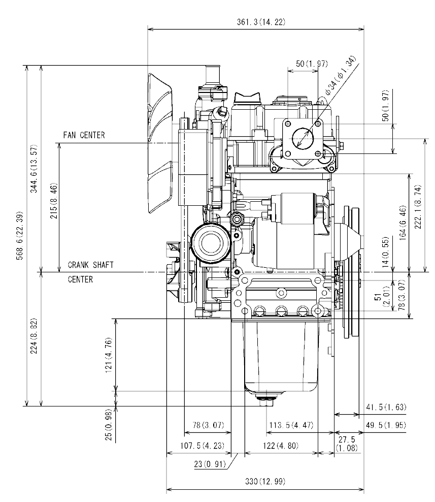 KUBOTA Z482