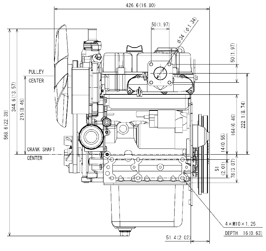 KUBOTA D722