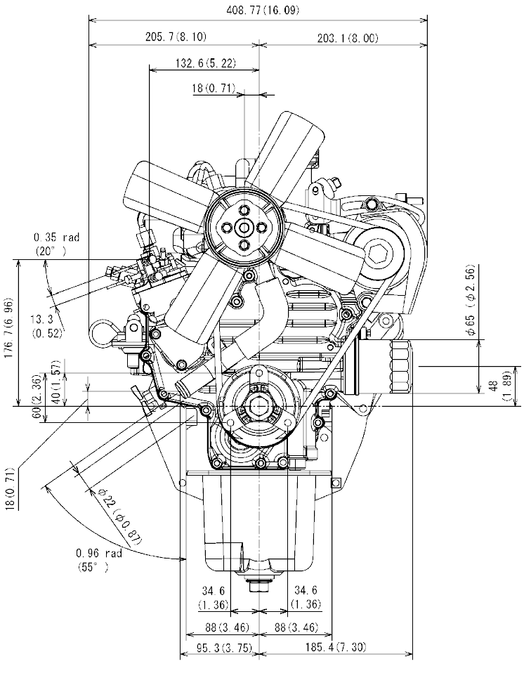 KUBOTA D722