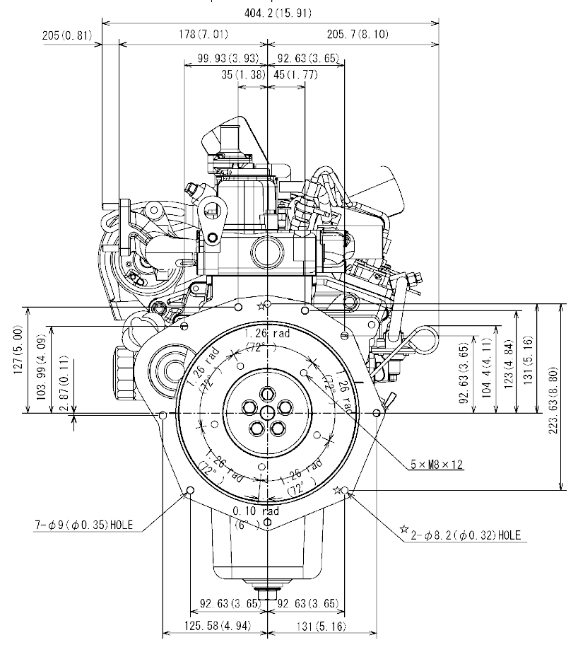KUBOTA D722