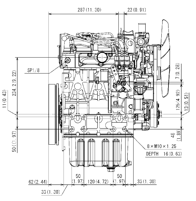 KUBOTA D1105