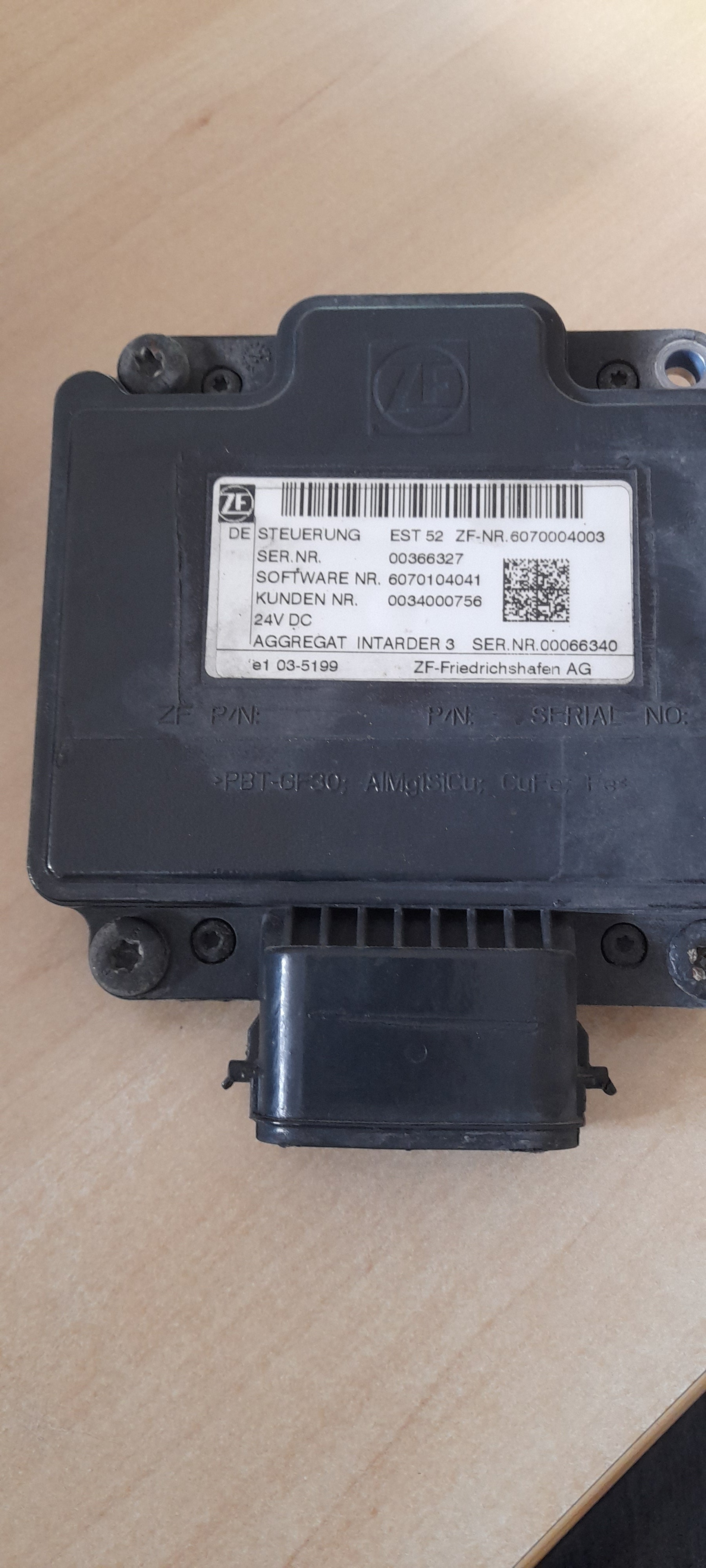 Computer controller ZF Intarder 6070 00 400