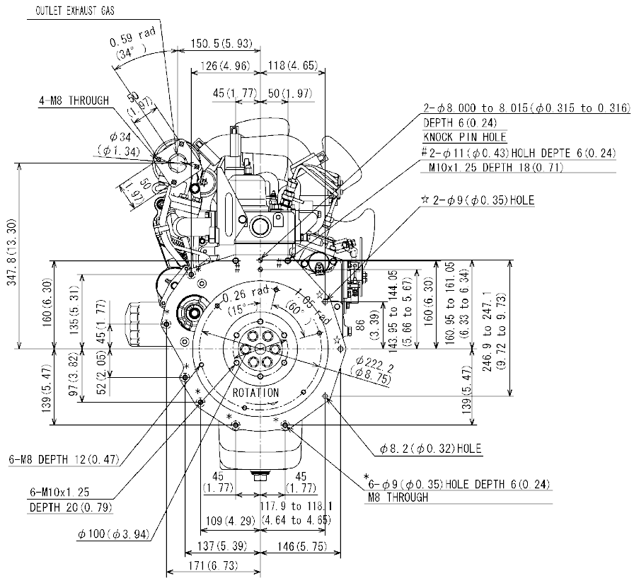 KUBOTA V1505