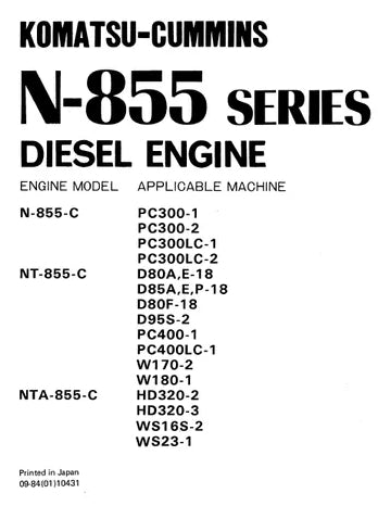 KOMATSU-CUMMINS NT-855-C