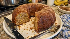 Ciambellone integrale all’arancia: soffice e profumato, con una crosticina di zucchero