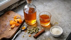 Liquore all’arancia e cardamomo fatto in casa: profumato e speziato, passo passo