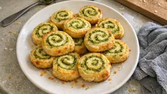 Girelle salate ricotta e pesto: morbide, profumate e perfette per l’aperitivo