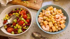 Insalate di legumi fresche: 2 varianti facili da preparare anche in anticipo