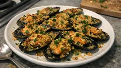 Cozze gratinate al grill: croccanti sopra e succose dentro, pronte in 10 minuti