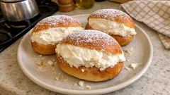 Maritozzi romani soffici con panna montata: la ricetta passo passo