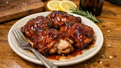 Pollo al miele e barbecue al forno: glassa lucida e carne succosa, passo dopo passo