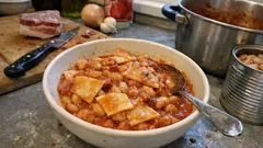 Maltagliati con fagioli e pancetta: il primo rustico che profuma di casa