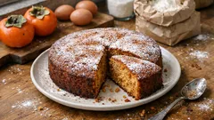 Torta di cachi morbida: l’idea perfetta per usare i frutti molto maturi