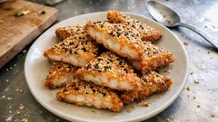 Toast di gamberi al sesamo: croccanti fuori e morbidi dentro, come al ristorante