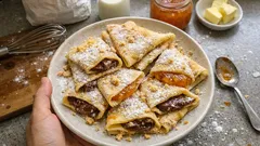 Crêpes senza uova: impasto veloce e crêpes sottili, perfette da farcire
