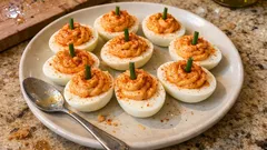 Uova di Halloween ripiene: l’antipasto veloce che fa scena al buffet