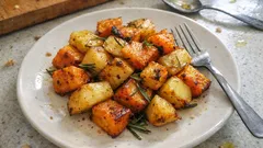 Zucca e patate al forno: il trucco per averle morbide dentro e dorate fuori