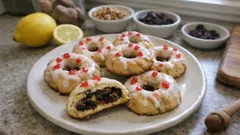 Buccellati siciliani: biscotti di frolla ripieni di fichi, frutta secca e cioccolato