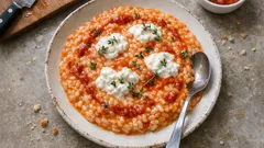 Risotto ’nduja e stracciatella: cremoso, piccante al punto giusto e pronto per la cena